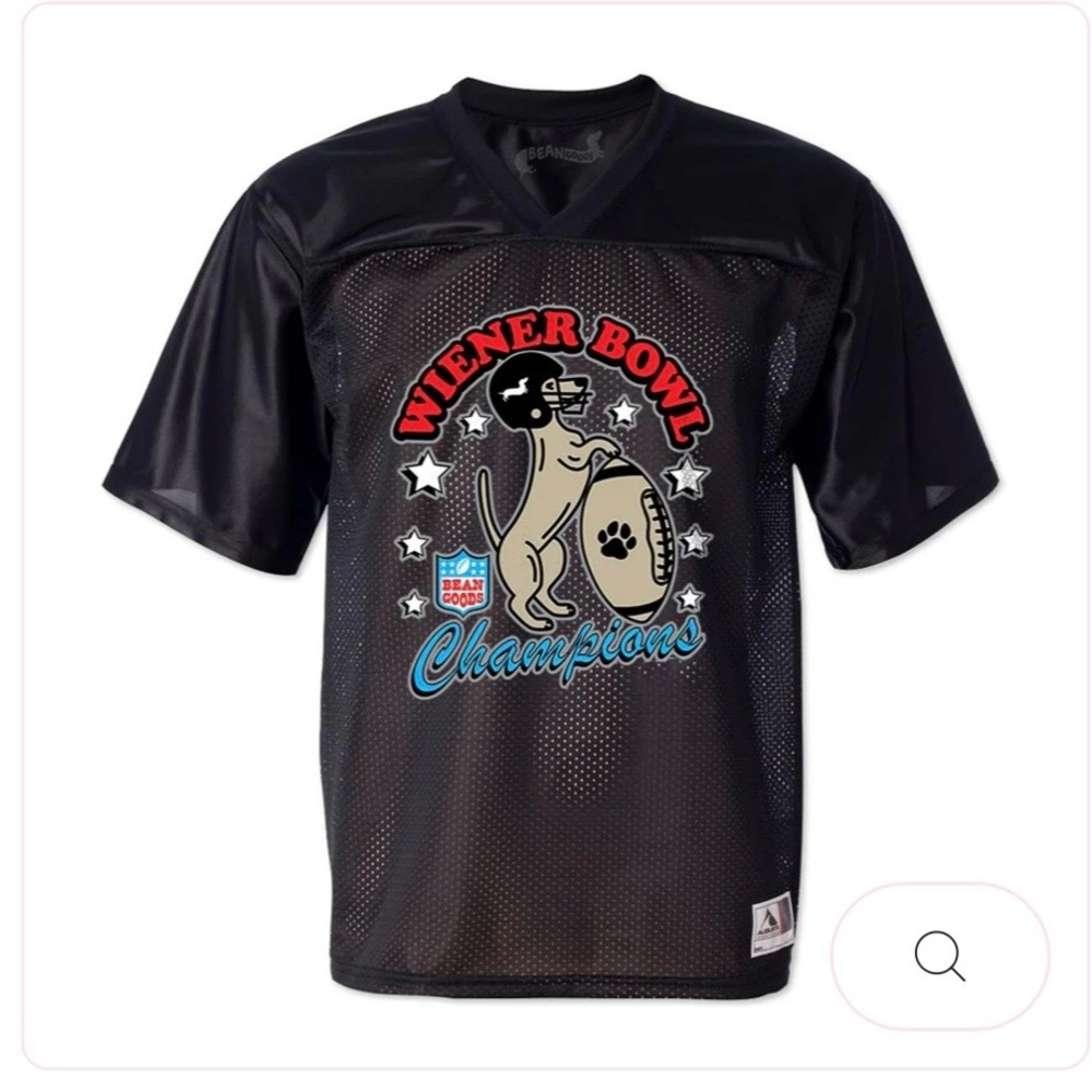 Beangoods dachshund jersey black medium